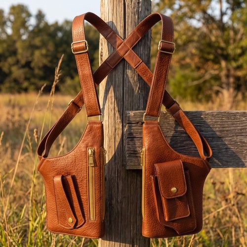Borsa uomo vera - pelle, tracolla