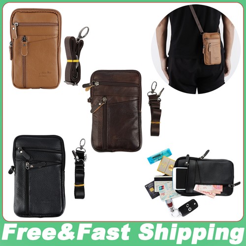 Borsa uomo moda pelle cintura