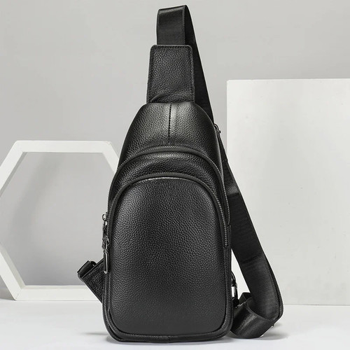Borsa uomo sul petto - petto, vera