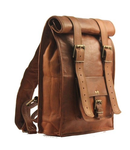Borsa zaino rolltop - , marrone